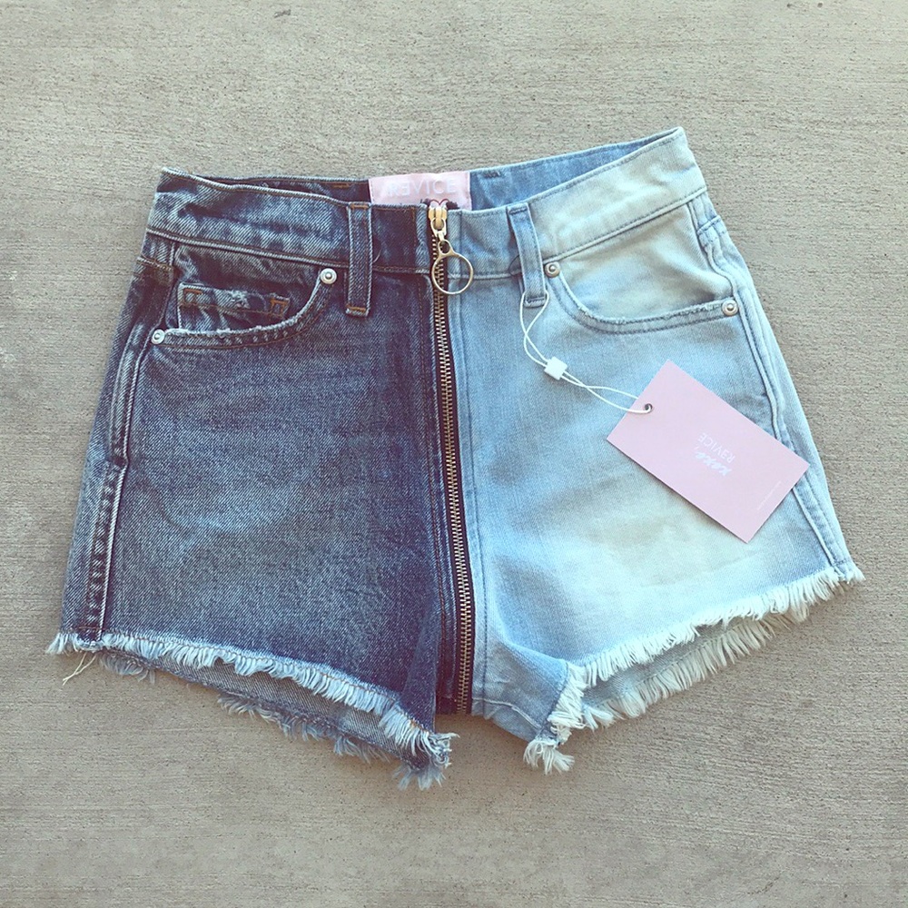 REVICE yin yang shorts NWT